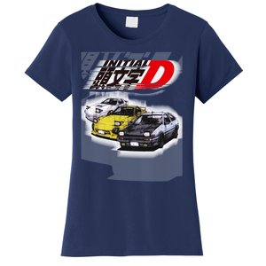 Initial D Ae86 &Amp; Rx7 Sketch Women's T-Shirt