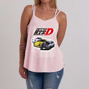 Initial D Ae86 &Amp; Rx7 Sketch Women's Strappy Tank