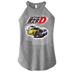 Initial D Ae86 &Amp; Rx7 Sketch Women's Perfect Tri Rocker Tank