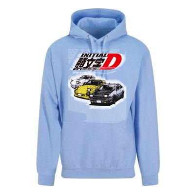 Initial D Ae86 &Amp; Rx7 Sketch Unisex Surf Hoodie