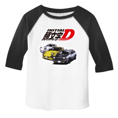 Initial D Ae86 &Amp; Rx7 Sketch Toddler Fine Jersey T-Shirt