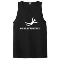 I Do All My Own Stunts Dark Adult And PosiCharge Competitor Tank