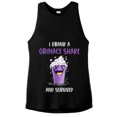 I drank a grimace shake and survived  Ladies PosiCharge Tri-Blend Wicking Tank