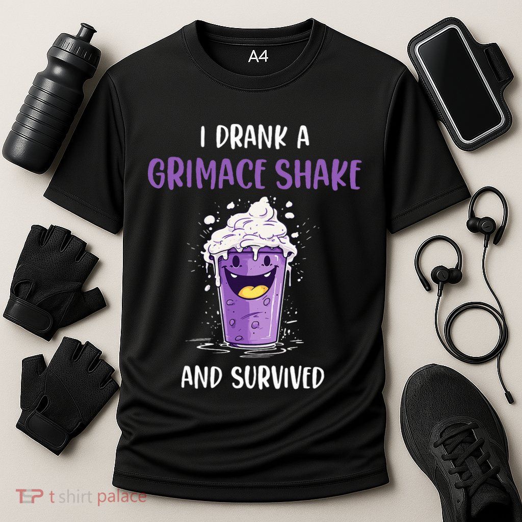 I drank a grimace shake and survived  Performance Shirt