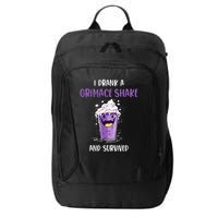 I drank a grimace shake and survived  City Backpack
