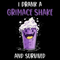 I drank a grimace shake and survived  Backpack