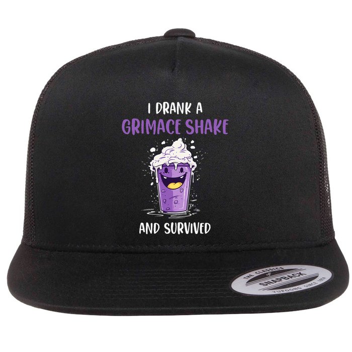 I drank a grimace shake and survived  Flatbill Hat