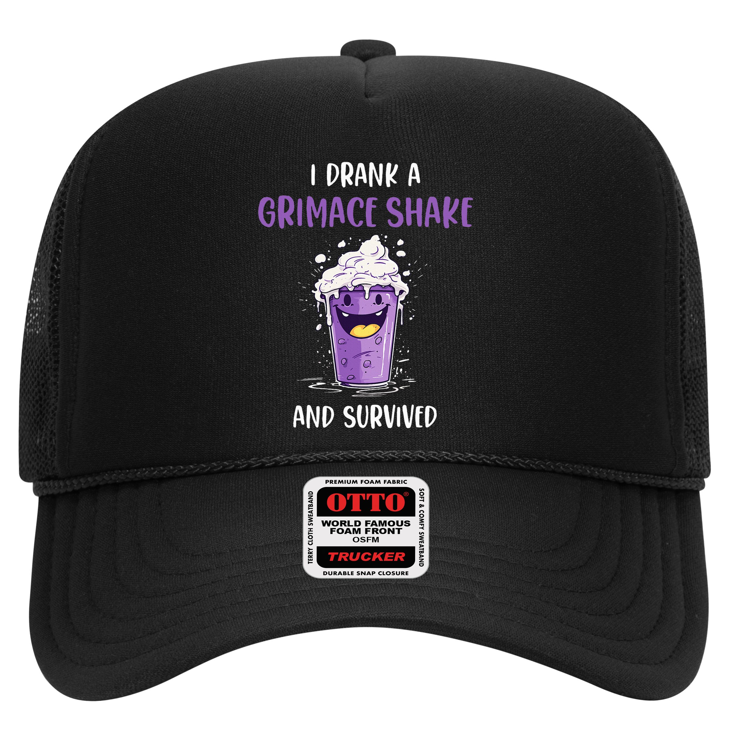 I drank a grimace shake and survived  Trucker Hat