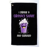 I drank a grimace shake and survived  Golf Towel
