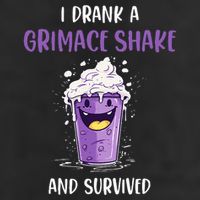 I drank a grimace shake and survived  Golf Towel