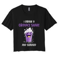 I drank a grimace shake and survived  Crop Top