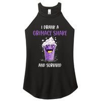 I drank a grimace shake and survived  Women's Perfect Tri Rocker Tank