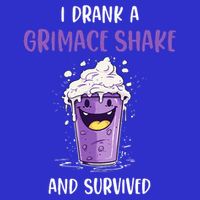 I drank a grimace shake and survived  Button
