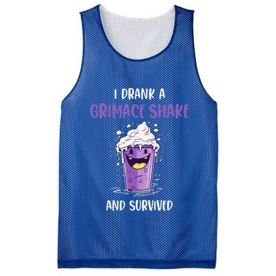 I drank a grimace shake and survived  Mesh Reversible Basketball Jersey Tank
