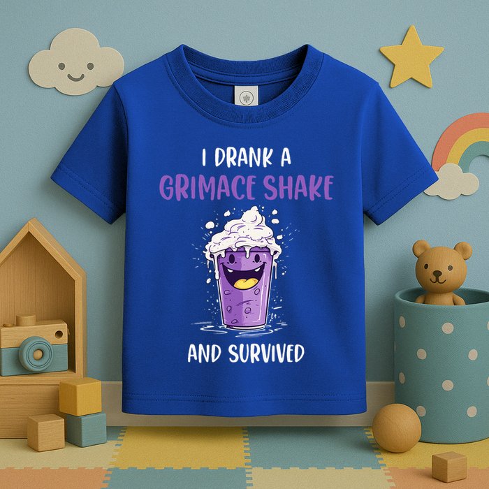 I drank a grimace shake and survived  Toddler T-Shirt