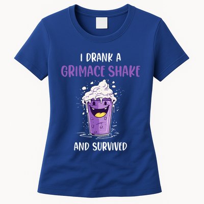I drank a grimace shake and survived  Womens T-Shirt
