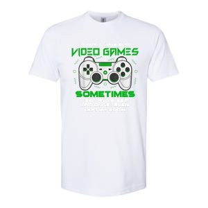 I Dont Always Play Video Games Gaming Humor Funny Gamer Softstyle CVC T-Shirt