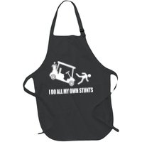 I Do All My Own Stunts Funny Golfer Apron