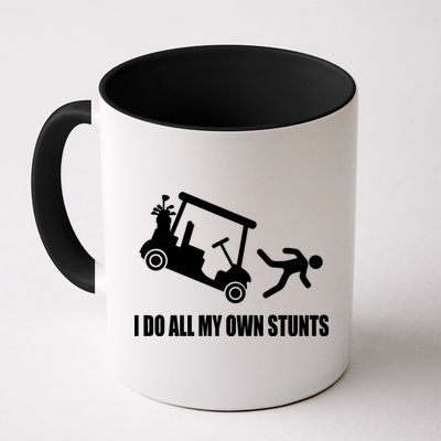 I Do All My Own Stunts Funny Golfer Mug