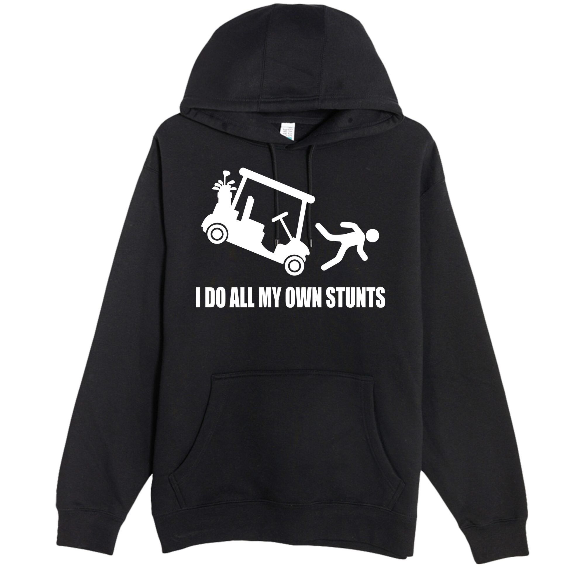 I Do All My Own Stunts Funny Golfer Premium Pullover Hoodie