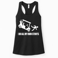 I Do All My Own Stunts Funny Golfer Womens Tank Top