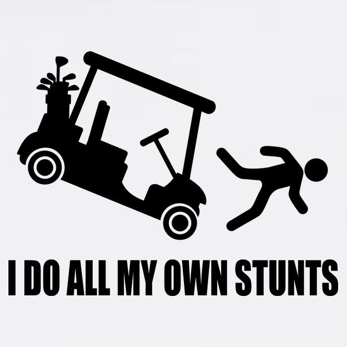 I Do All My Own Stunts Funny Golfer Garment-Dyed Sweatshirt
