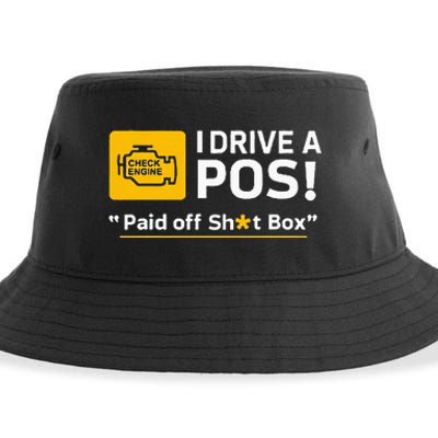 I Drive A Pos Paid Off Sht Box Sustainable Bucket Hat