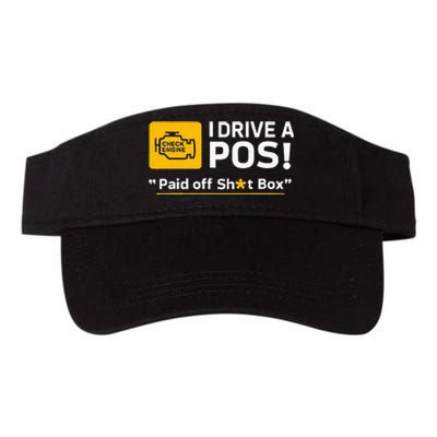 I Drive A Pos Paid Off Sht Box Valucap Bio-Washed Visor