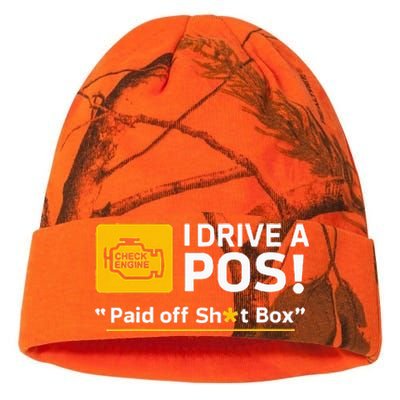 I Drive A Pos Paid Off Sht Box Kati Licensed 12" Camo Beanie