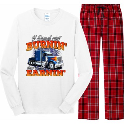 If Diesel Aint Burnin Trucker Semi Truck Driver Trucking Long Sleeve Pajama Set