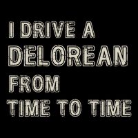I Drive A Delorean From Time To Time Drawstring Bag