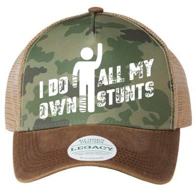 I Do All My Own Stunts Legacy Tie Dye Trucker Hat