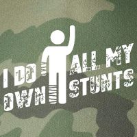 I Do All My Own Stunts Legacy Tie Dye Trucker Hat
