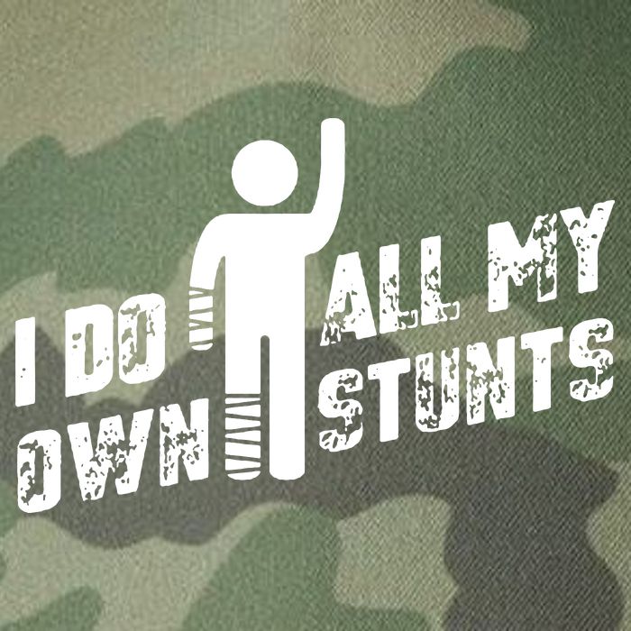 I Do All My Own Stunts Legacy Tie Dye Trucker Hat