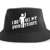 I Do All My Own Stunts Sustainable Bucket Hat