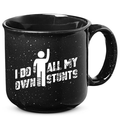 I Do All My Own Stunts 15oz Campfire Ceramic Mug