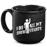 I Do All My Own Stunts 15oz Campfire Ceramic Mug