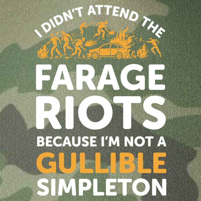 I didn’t attend the Farage Riots Legacy Tie Dye Trucker Hat