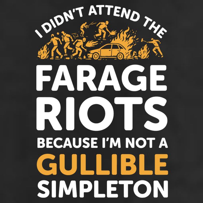 I didn’t attend the Farage Riots Cool Comfort Performance Bucket Hat
