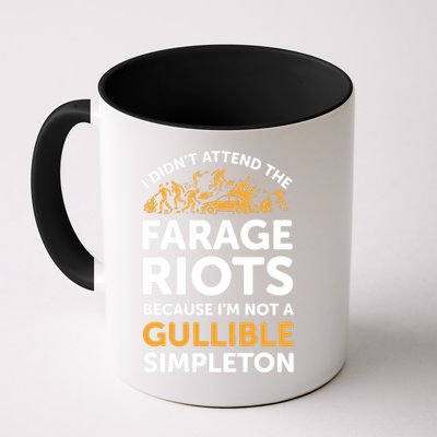 I didn’t attend the Farage Riots Mug