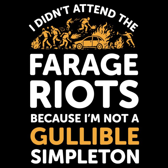 I didn’t attend the Farage Riots Drawstring Bag