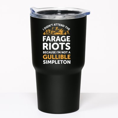 I didn’t attend the Farage Riots Tumbler