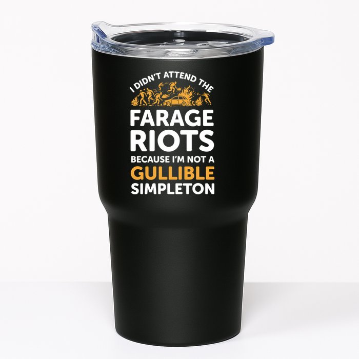 I didn’t attend the Farage Riots Tumbler