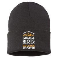 I didn’t attend the Farage Riots Sustainable Knit Beanie