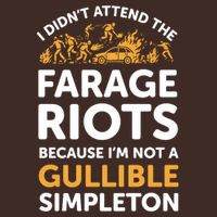 I didn’t attend the Farage Riots T-Shirt