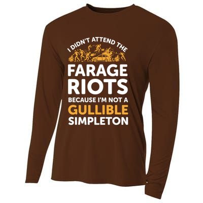 I didn’t attend the Farage Riots Cooling Performance Long Sleeve Crew