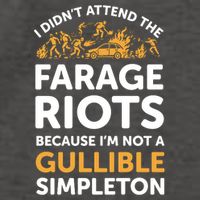 I didn’t attend the Farage Riots Vector Backpack