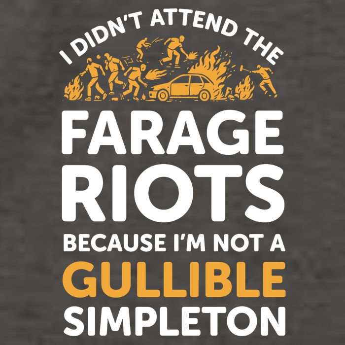 I didn’t attend the Farage Riots Vector Backpack