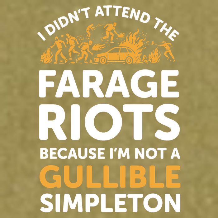 I didn’t attend the Farage Riots Garment-Dyed Women's Muscle Tee