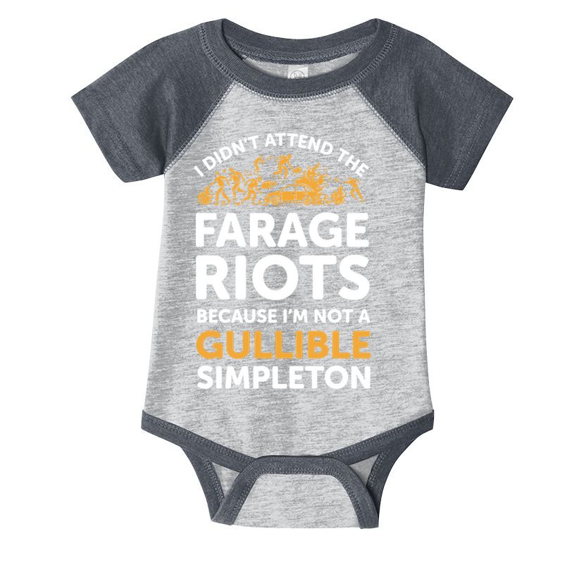 I didn’t attend the Farage Riots Infant Baby Jersey Bodysuit